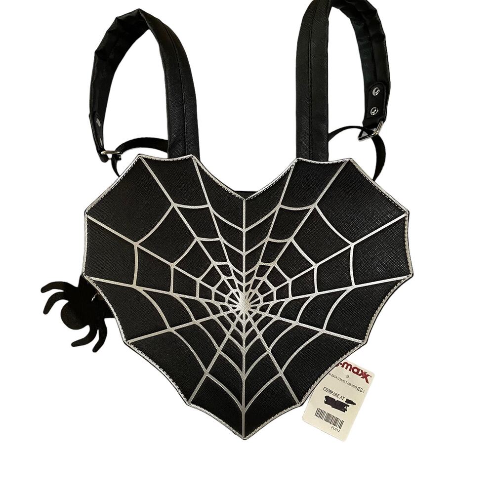NWT TikTok Viral Mad Engine Spider Web Backpack Purse Whimsigoth Vampire